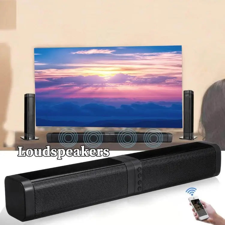 BKS-33 5.0 TV Home Wireless Soundbar Support TF Removable and Splice 3D Stereo Effect