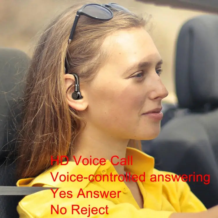 Bluetooth Business Hanging Ear Digital Display LED Sports Driving Headset - X5 Standard