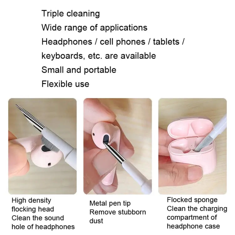 Bluetooth Headset Cleaning Pen Suitable For Headphone Phone Computer Cleaning Device Q1 Box - Q1 Box