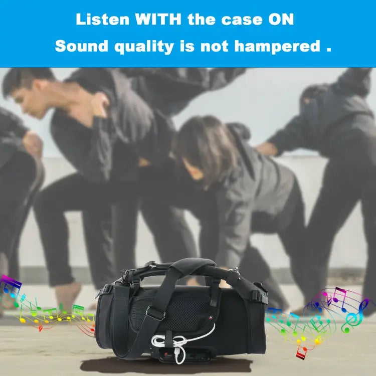 Bluetooth Speaker Portable Single-Shoulder Storage Bag Protective Cover for JBL Boombox Speaker Cover Black - Speaker