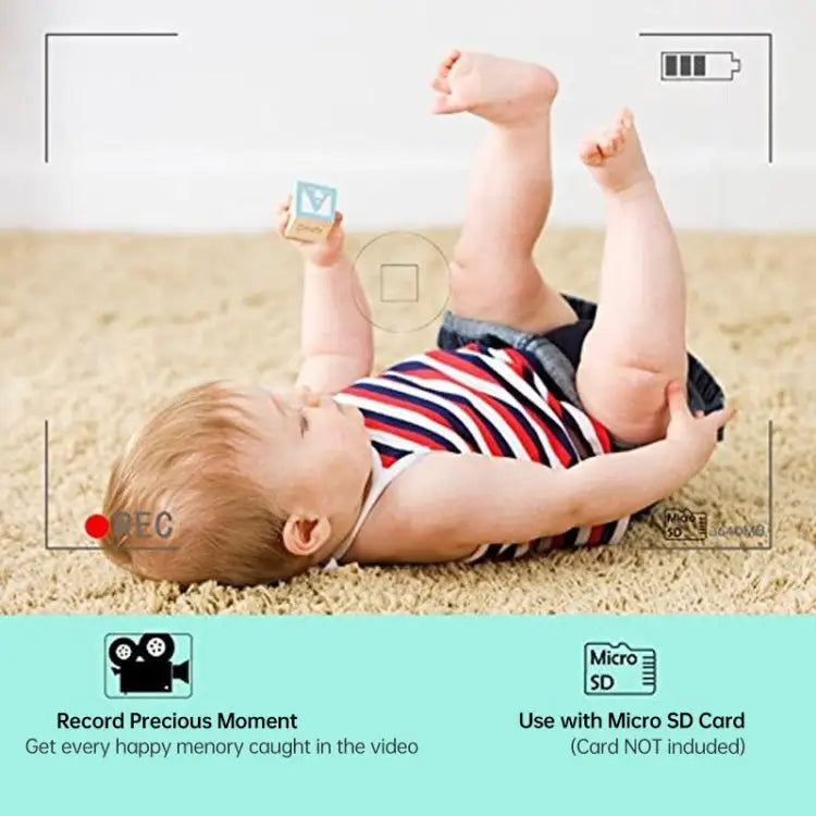 BM-SP820 2.4 inch LCD 2.4GHz Wireless Surveillance Camera Baby Monitor with 7-IR LED Night Vision Two Way Voice Talk
