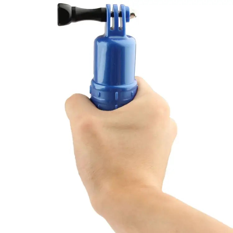 Bobber Floating Hand Grip Handheld Mount with Wrist Strap + Screw for GoPro Insta360 DJI and Other Action Cameras - Blue