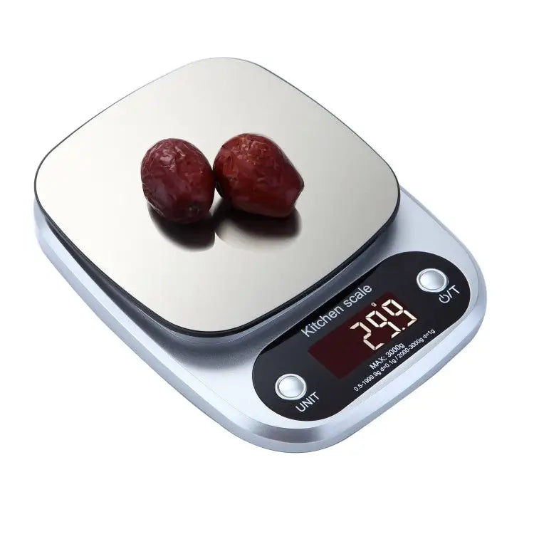 BOH-C305 Kitchen Stainless Steel LCD Electronic Scale Specification: 3kg/0.1g - 3kg/0.1g