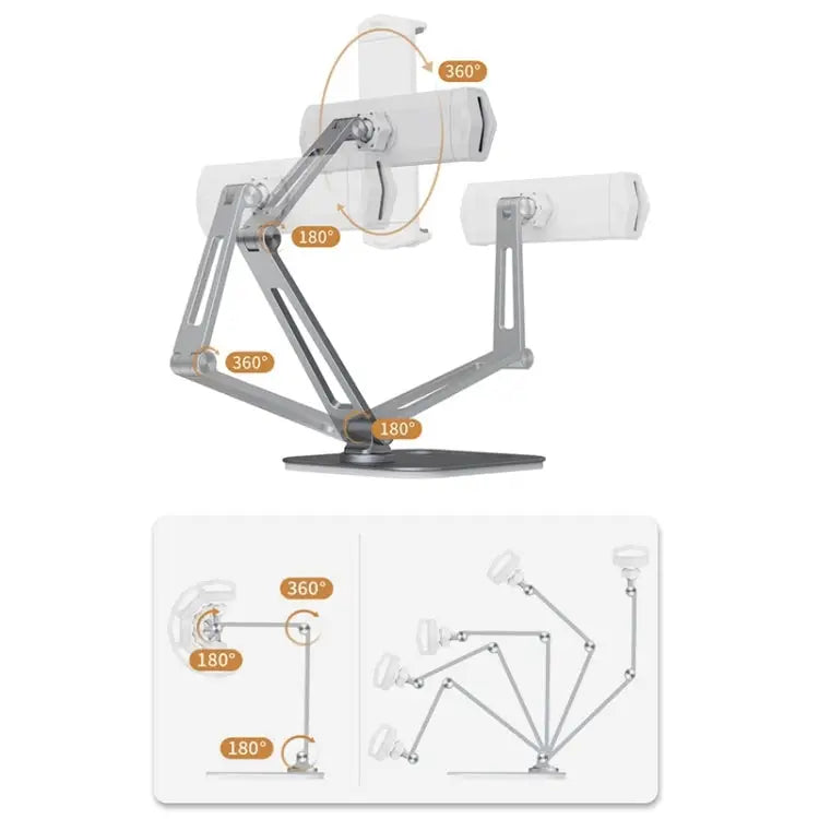 Boneruy P47 Tablet Computer Stand Desktop Mobile Phone Stand P47 - P47 / White
