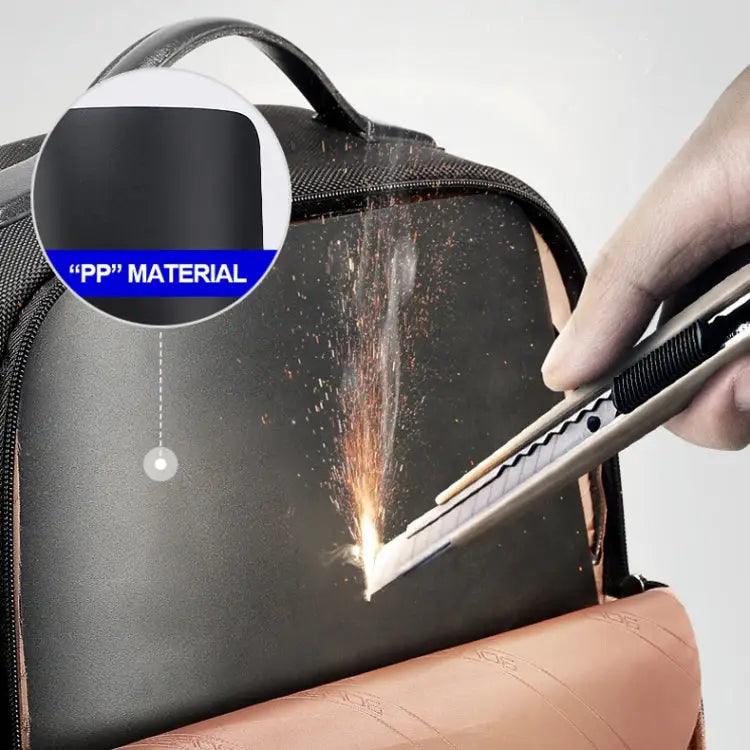 Bopai 751-006431 Business Waterproof Anti-theft Large Capacity Double Shoulder Bag,with USB Charging Port Size: