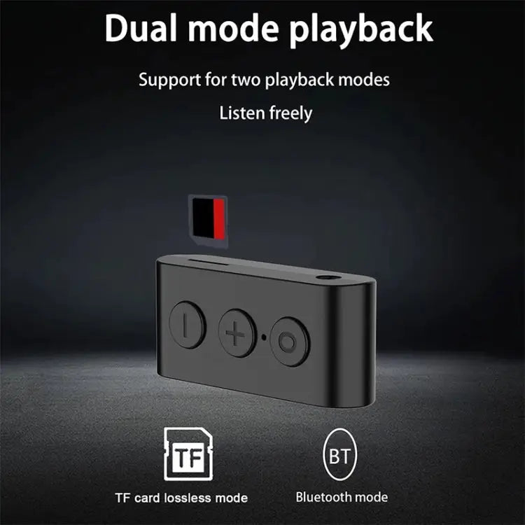 BR03 Card Car Bluetooth 5.0 Receiver Speaker Music Wireless Audio Receiver Bluetooth Hands-free Call - Apple Accessories