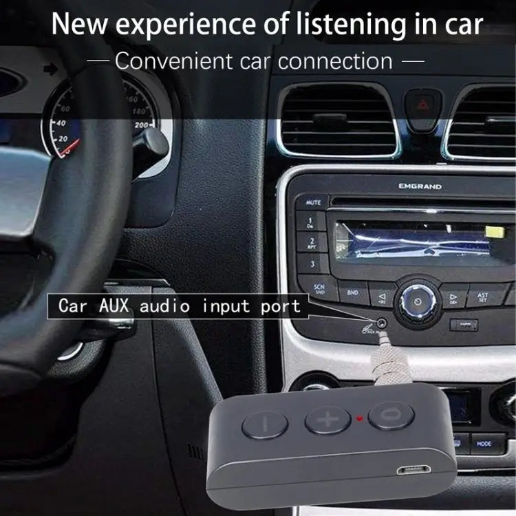 BR03 Card Car Bluetooth 5.0 Receiver Speaker Music Wireless Audio Receiver Bluetooth Hands-free Call - Apple Accessories