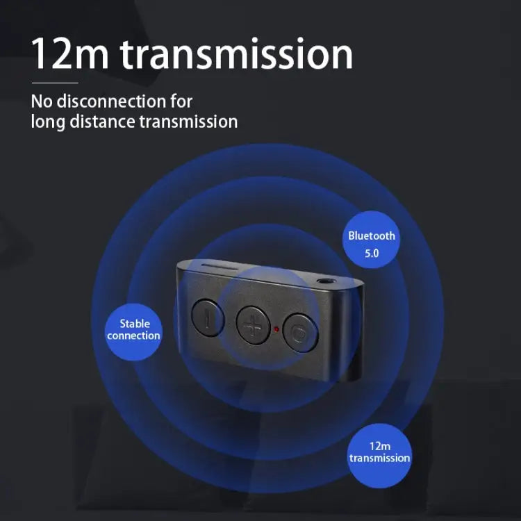 BR03 Card Car Bluetooth 5.0 Receiver Speaker Music Wireless Audio Receiver Bluetooth Hands-free Call - Apple Accessories