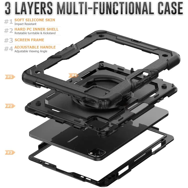 Bracelet Holder Silicone + PC Tablet Case For iPad Pro 11 - Apple Accessories