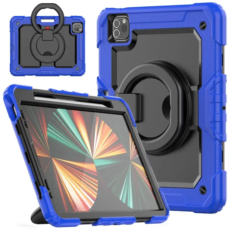 Bracelet Holder Silicone + PC Tablet Case For iPad Pro 11 - For iPad Pro 11 / Blue - Apple Accessories