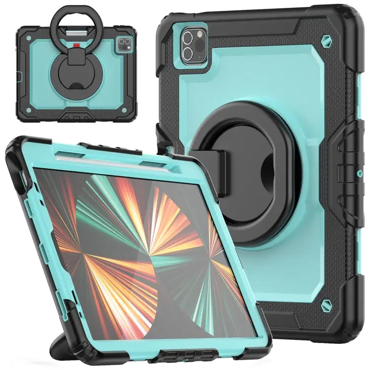 Bracelet Holder Silicone + PC Tablet Case For iPad Pro 11 - For iPad Pro 11 / Light Blue - Apple Accessories