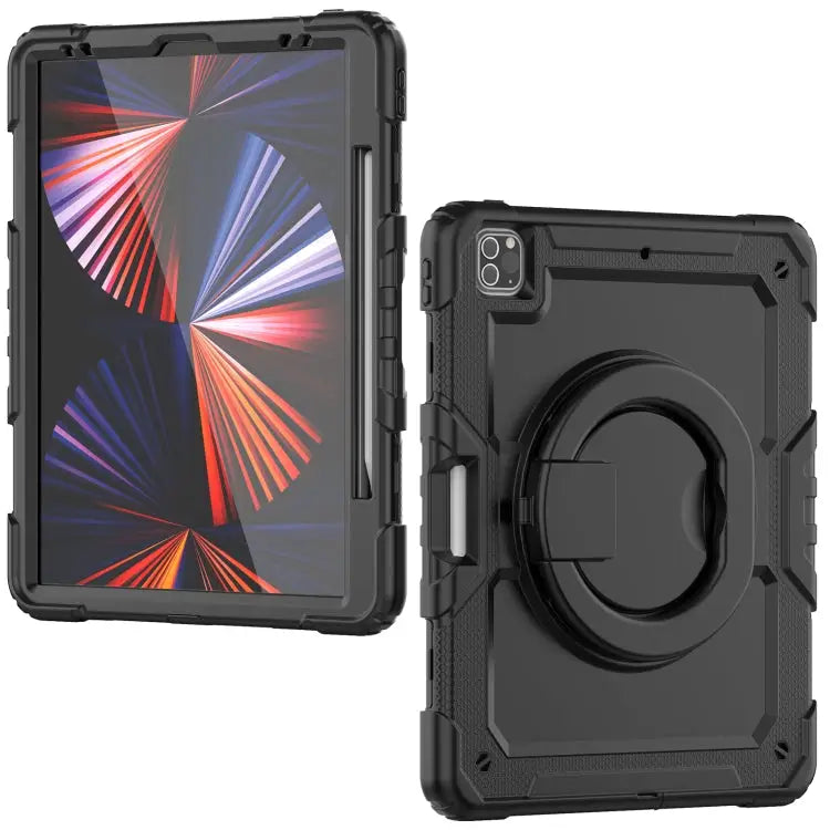 Bracelet Holder Silicone + PC Tablet Case For iPad Pro 12.9 2021 - Apple Accessories