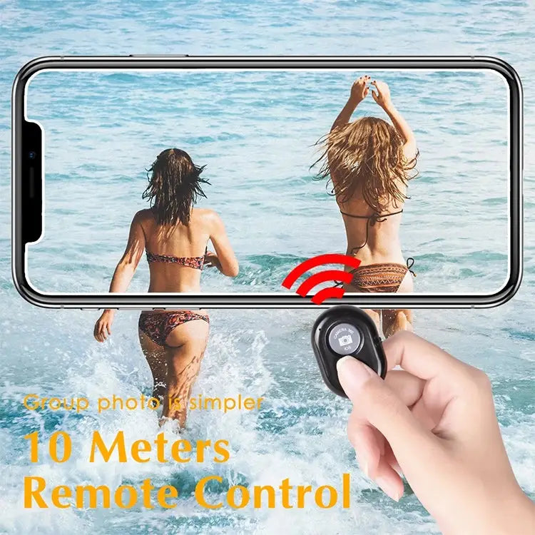 BRCMCOM Chip Universal Bluetooth 3.0 Remote Shutter Camera Control Self-timer White Black