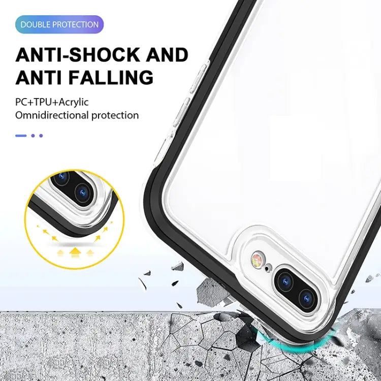 Bright Series Clear Acrylic + PC + TPU Shockproof Case For iPhone 13 Mini For iPhone 13 For iPhone 13 Pro For iPhone 13
