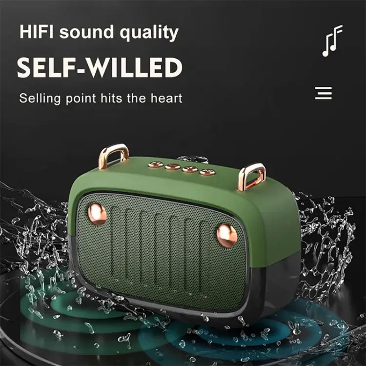 BS32D Wireless Bluetooth Speaker Cartoon Subwoofer Outdoor Card Portable Mini Speaker Blue Black Silver Gray Orange
