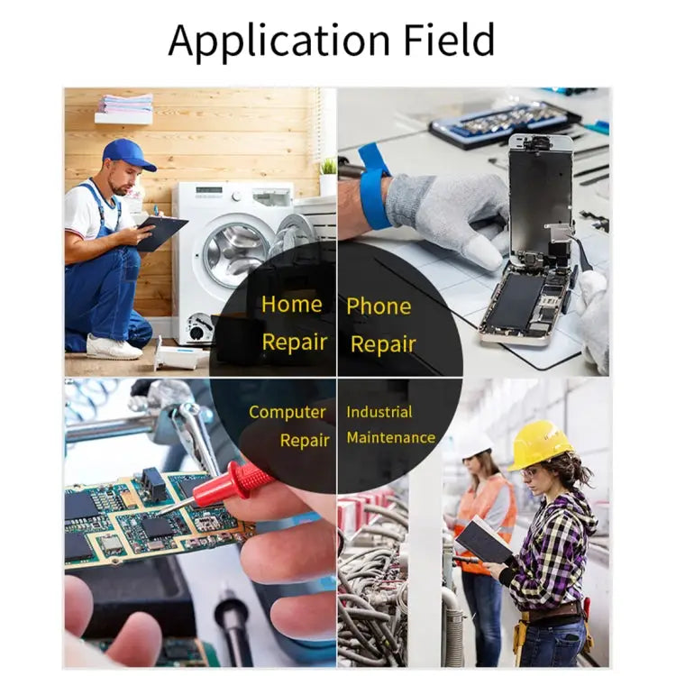 BSIDE ADM66 Handheld Household 6000 Count AC / DC Current Voltage Capacitor Automatic Range Multimeter with LCD