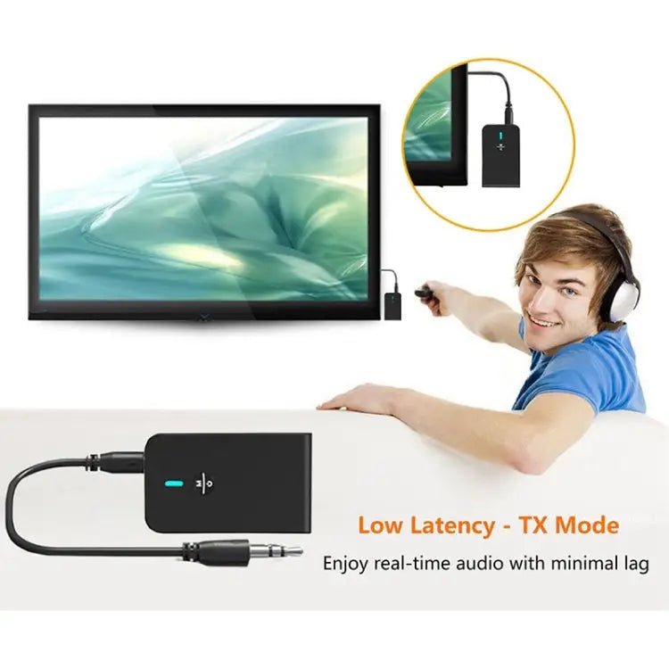 BT-6 2 In 1 Receiver & Transmitter Bluetooth 5.0 Audio Adapter - BT-6