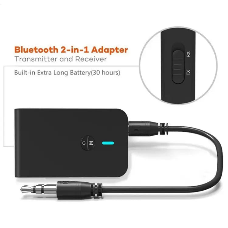 BT-6 2 In 1 Receiver & Transmitter Bluetooth 5.0 Audio Adapter - BT-6