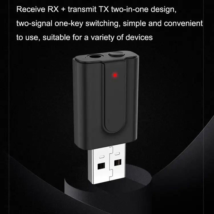 BT10 2 In 1 USB Bluetooth 5.0 Transmitter Receiver Speaker Computer Wireless Headphone Adapter BT10 - BT10 - Apple