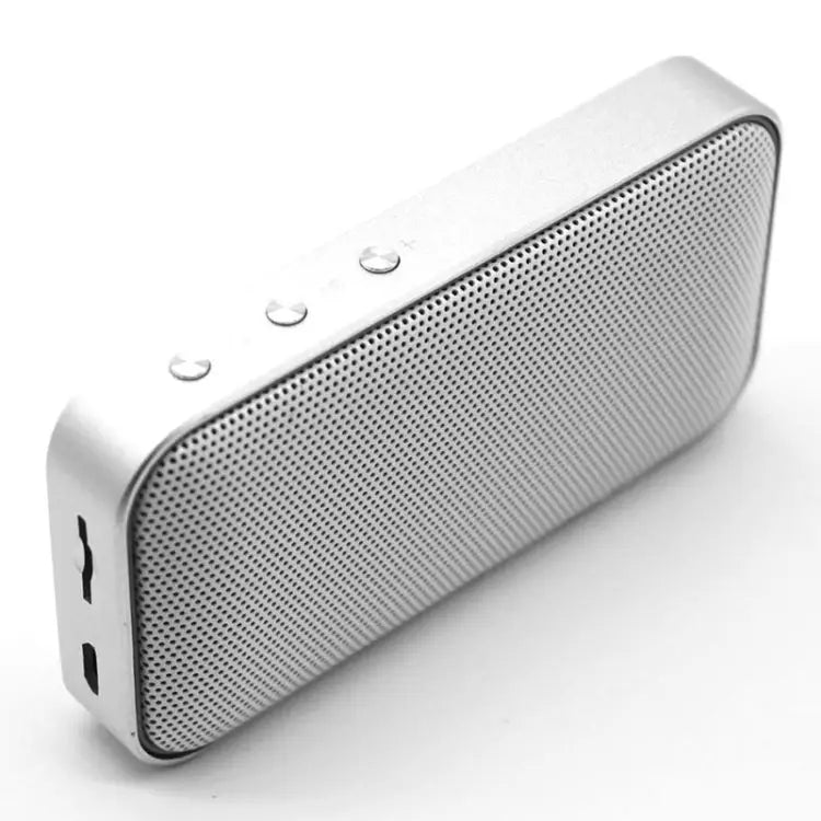 BT209 Outdoor Portable Ultra-thin Mini Wireless Bluetooth Speaker Support TF Card & Hands-free Calling Silver - Silver