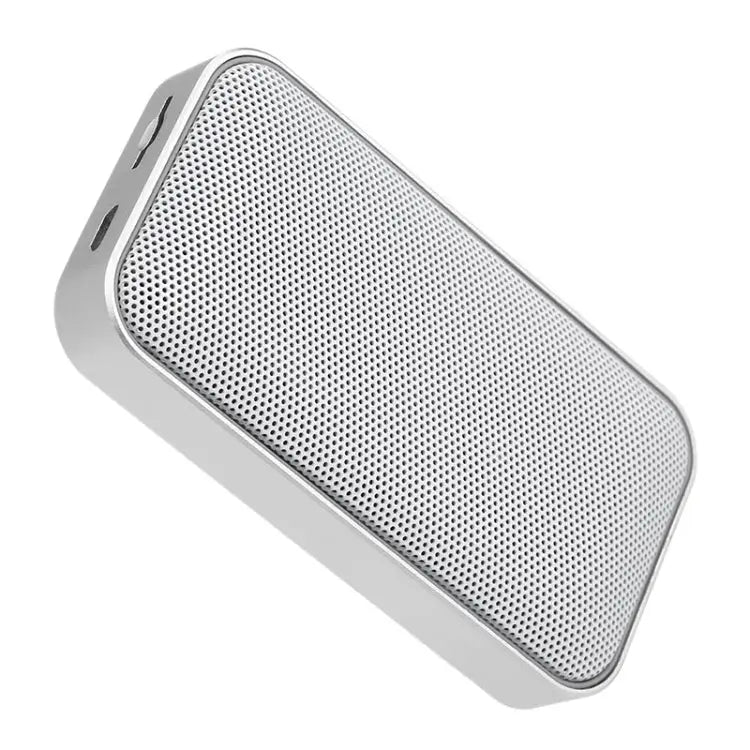 BT209 Outdoor Portable Ultra-thin Mini Wireless Bluetooth Speaker Support TF Card & Hands-free Calling Silver - Silver