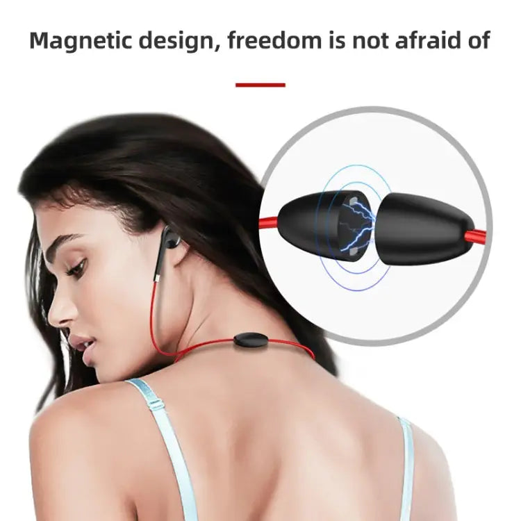 BT313 Magnetic Earbuds Sport Wireless Headphone Handsfree bluetooth HD Stereo Bass Headsets with Mic - Apple Accessories