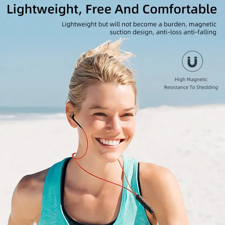 BT313 Magnetic Earbuds Sport Wireless Headphone Handsfree bluetooth HD Stereo Bass Headsets with Mic - Apple Accessories