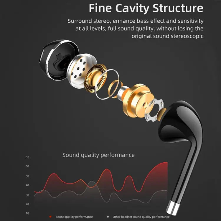 BT313 Magnetic Earbuds Sport Wireless Headphone Handsfree bluetooth HD Stereo Bass Headsets with Mic - Apple Accessories