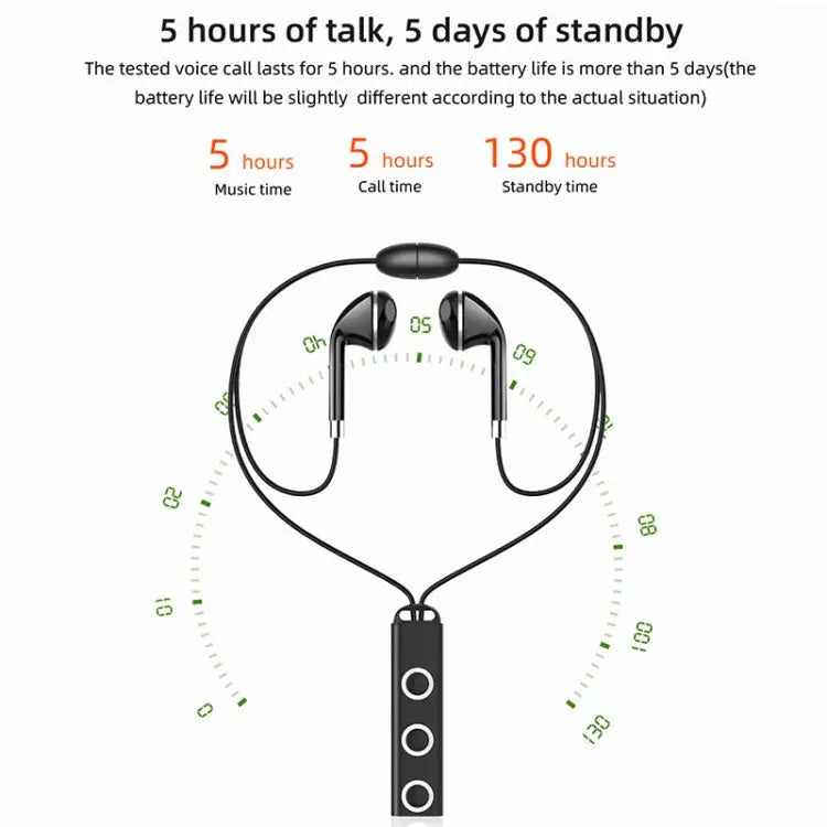 BT313 Magnetic Earbuds Sport Wireless Headphone Handsfree bluetooth HD Stereo Bass Headsets with Mic - Apple Accessories