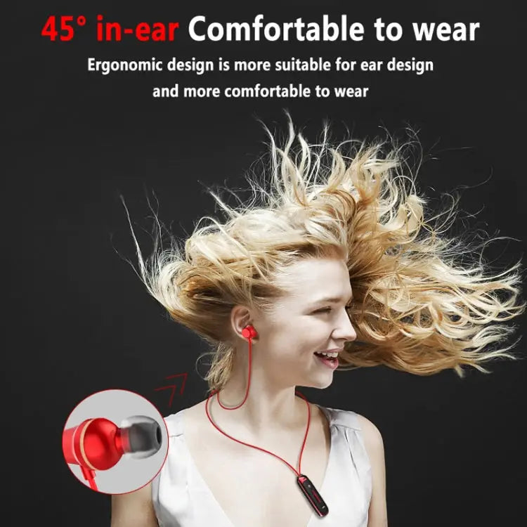 BT315 Sport Bluetooth Headset Wireless Stereo Earphone Bluetooth 4.1 Earpiece With Mic Sport Bass Magnetic Necklace