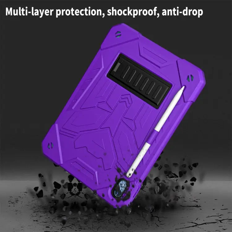 Bumblebee Silicone + PC Shockproof Tablet Case with Holder For iPad 10th Gen 10.9 2022 - Apple Accessories