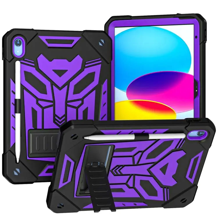 Bumblebee Silicone + PC Shockproof Tablet Case with Holder For iPad 10th Gen 10.9 2022 - For iPad 10th Gen 10.9 2022