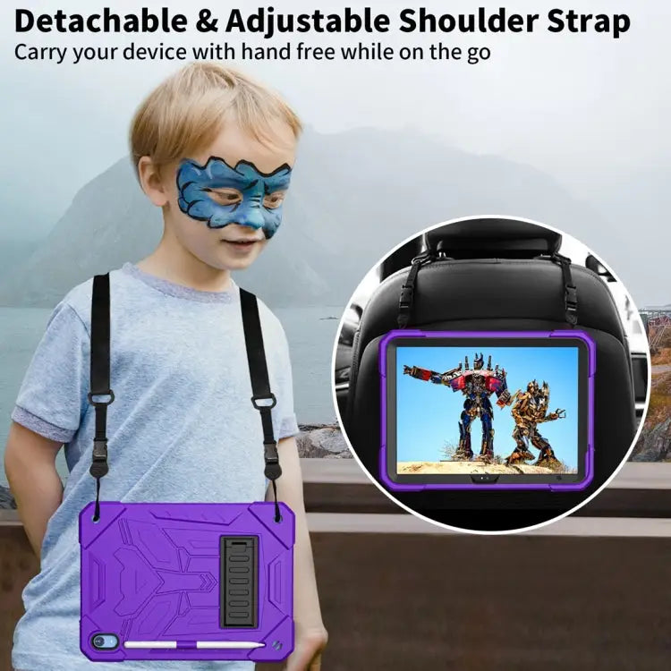 Bumblebee Silicone + PC Shockproof Tablet Case with Holder For iPad 10th Gen 10.9 2022 - Apple Accessories