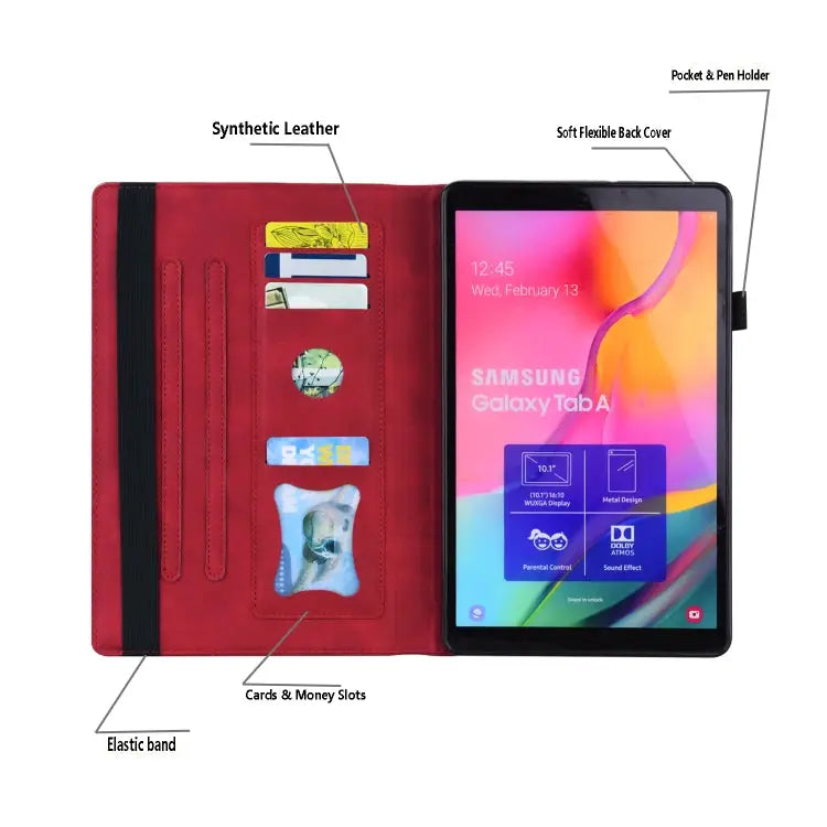 Business Shockproof Horizontal Flip Leather Case with Holder & Card Slots & Photo Frame & Pen Slot & Sleep / Wake-up