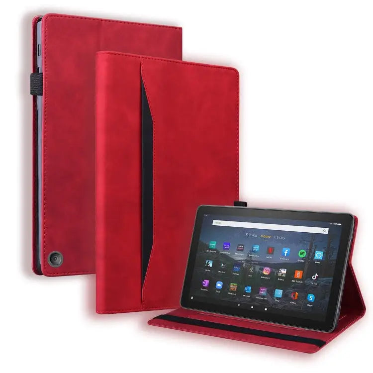 Business Shockproof Horizontal Flip Leather Case with Holder & Card Slots & Photo Frame & Pen Slot & Sleep / Wake-up