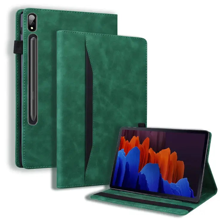 Business Shockproof Horizontal Flip Leather Case with Holder & Card Slots & Photo Frame & Pen Slot & Sleep / Wake-up