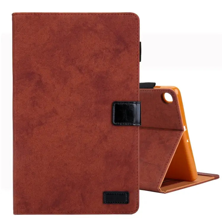 Business Style Horizontal Flip Leather Case with Holder & Card Slot & Photo Frame & Sleep / Wake-up Function For Galaxy