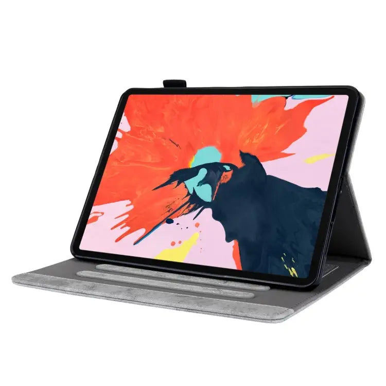 Business Style Horizontal Flip Leather Case with Holder & Card Slot & Photo Frame & Sleep / Wake-up Function For iPad