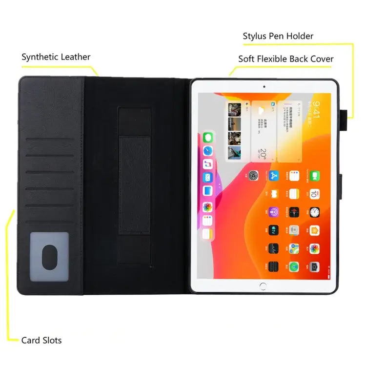 Business Style Horizontal Flip Leather Case with Holder & Card Slot & Photo Frame & Wallet & Hand Strap & Sleep
