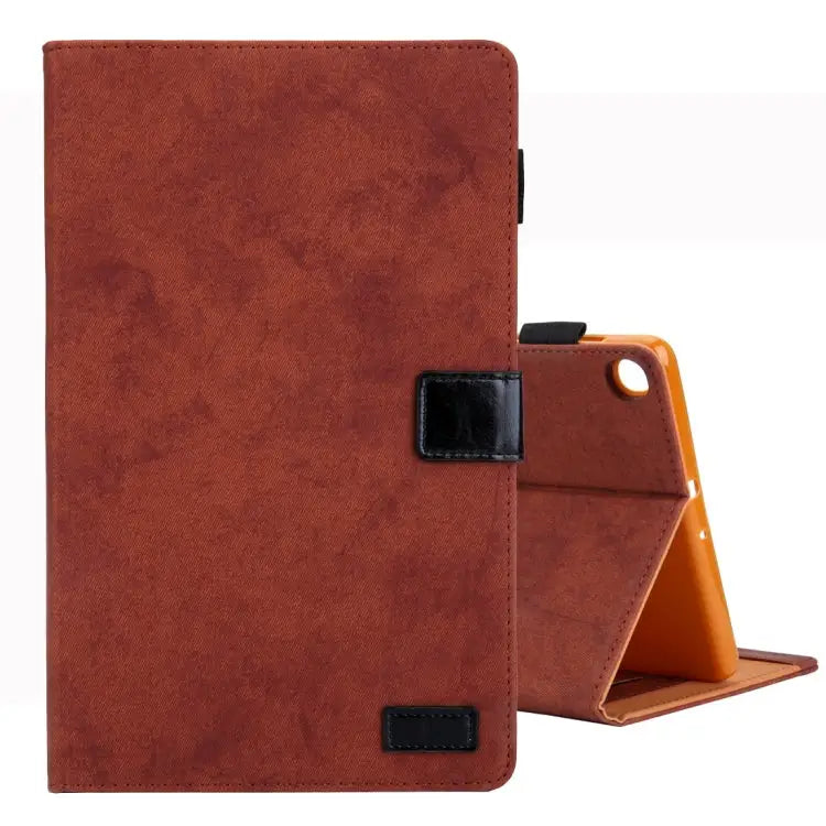 Business Style Horizontal Flip Leather Case with Holder & Card Slot & Photo Frame & Sleep / Wake-up Function For Galaxy