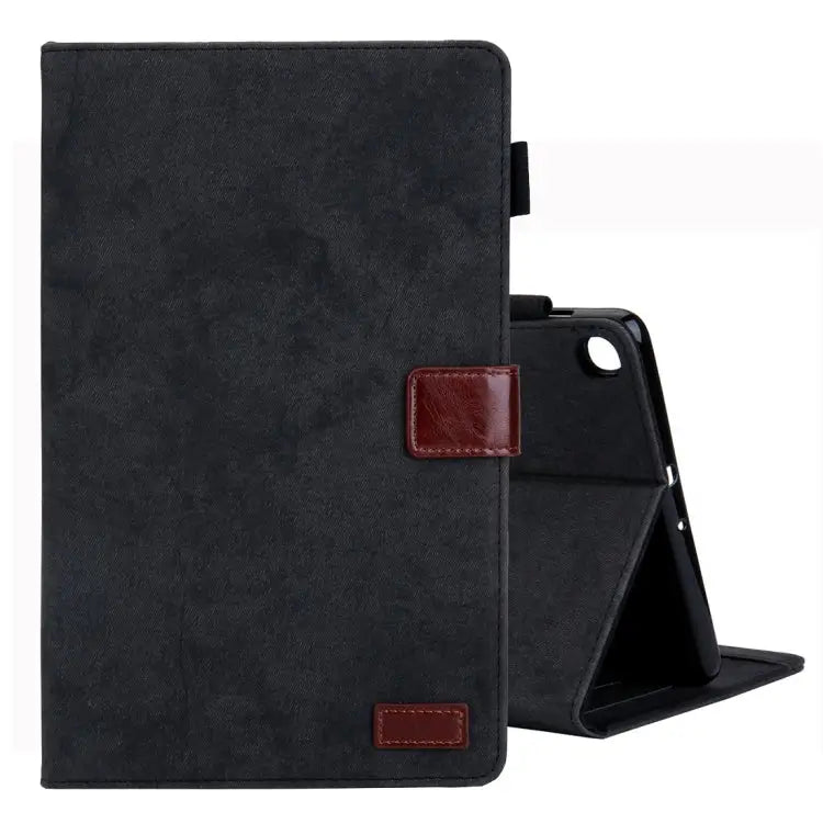 Business Style Horizontal Flip Leather Case with Holder & Card Slot & Photo Frame & Sleep / Wake-up Function For Galaxy