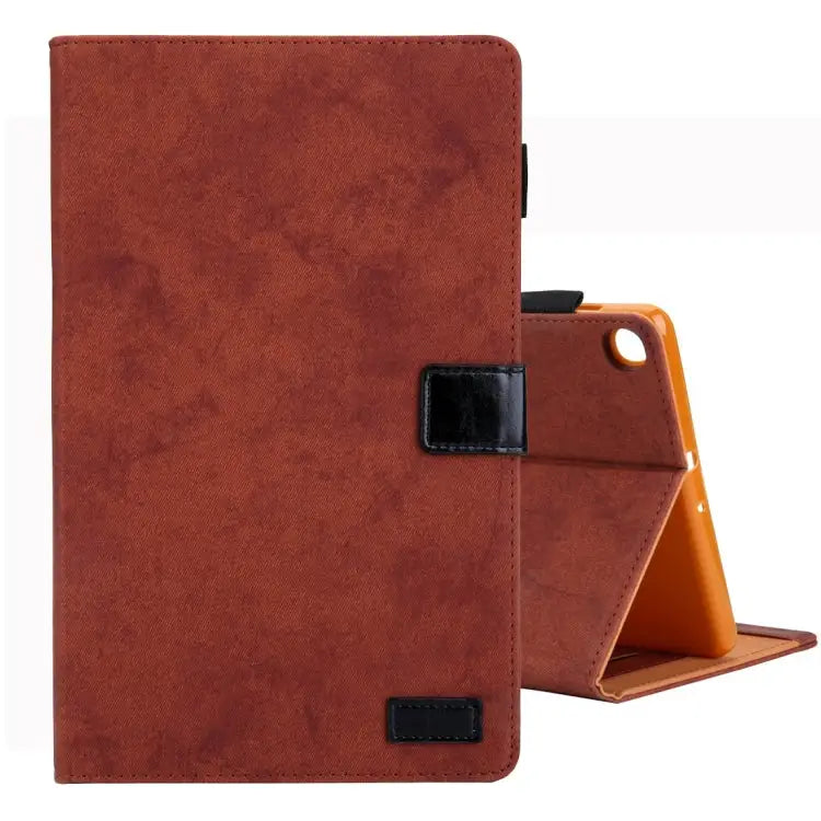 Business Style Horizontal Flip Leather Case with Holder & Card Slot & Photo Frame & Sleep / Wake-up Function For Galaxy
