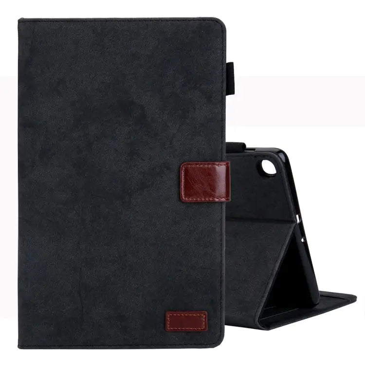 Business Style Horizontal Flip Leather Case with Holder & Card Slot & Photo Frame & Sleep / Wake-up Function For Galaxy