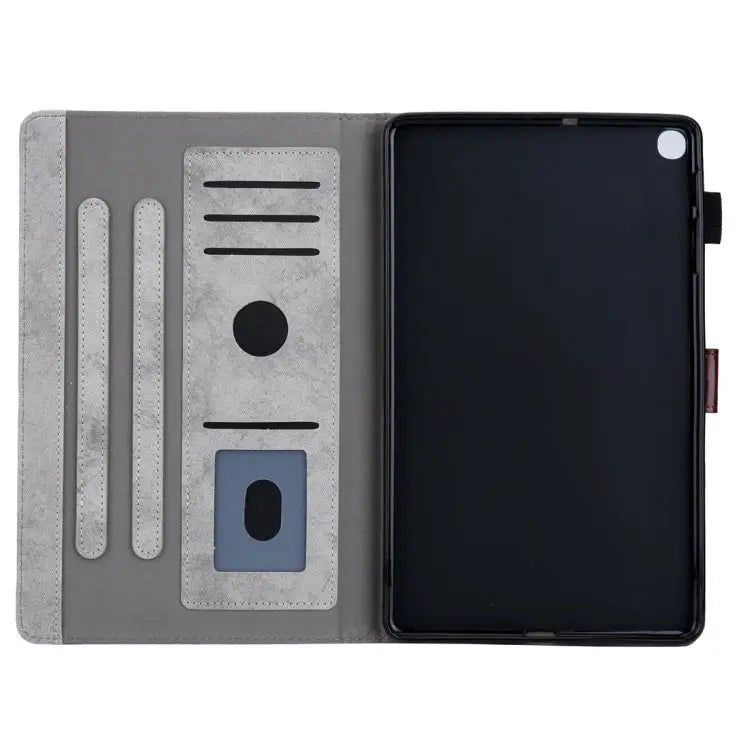 Business Style Horizontal Flip Leather Case with Holder & Card Slot & Photo Frame & Sleep / Wake-up Function For Galaxy