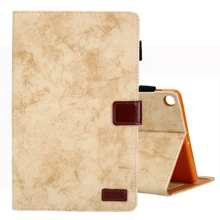Business Style Horizontal Flip Leather Case with Holder & Card Slot & Photo Frame & Sleep / Wake-up Function For Galaxy