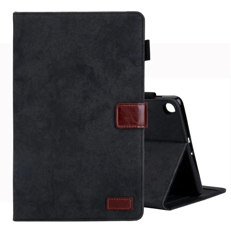 Business Style Horizontal Flip Leather Case with Holder & Card Slot & Photo Frame & Sleep / Wake-up Function For Galaxy