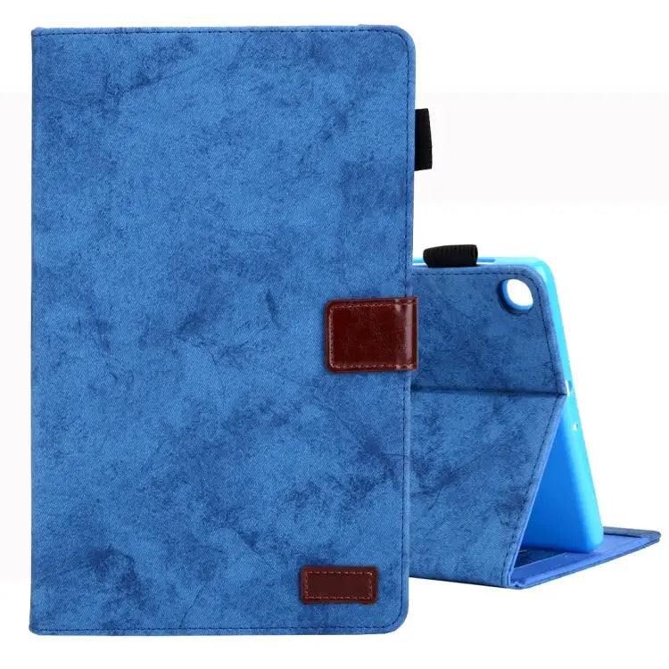 Business Style Horizontal Flip Leather Case with Holder & Card Slot & Photo Frame & Sleep / Wake-up Function For Galaxy