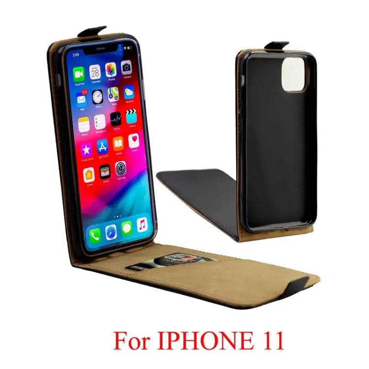 Business Style Vertical Flip TPU Leather Case with Card Slot For iPhone11 For iPhone 11 Pro For iPhone11 Pro Max
