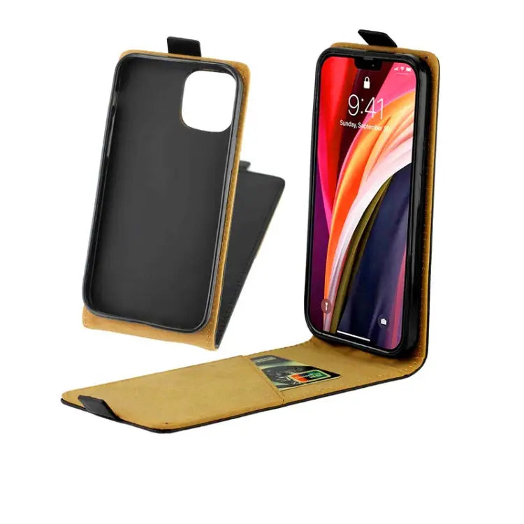 Business Style Vertical Flip TPU + PU Leather Case with Card Slot For iPhone 12 Pro Max For iPhone 12 mini For iPhone
