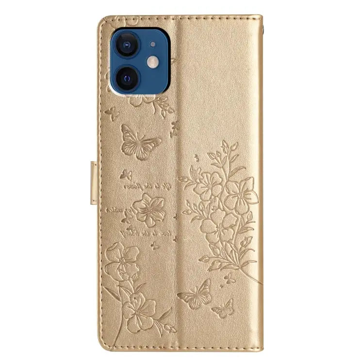 Butterflies and Flowers Leather Phone Case For iPhone 12 mini For iPhone 11 Pro Max For iPhone 11 For iPhone 11 Pro